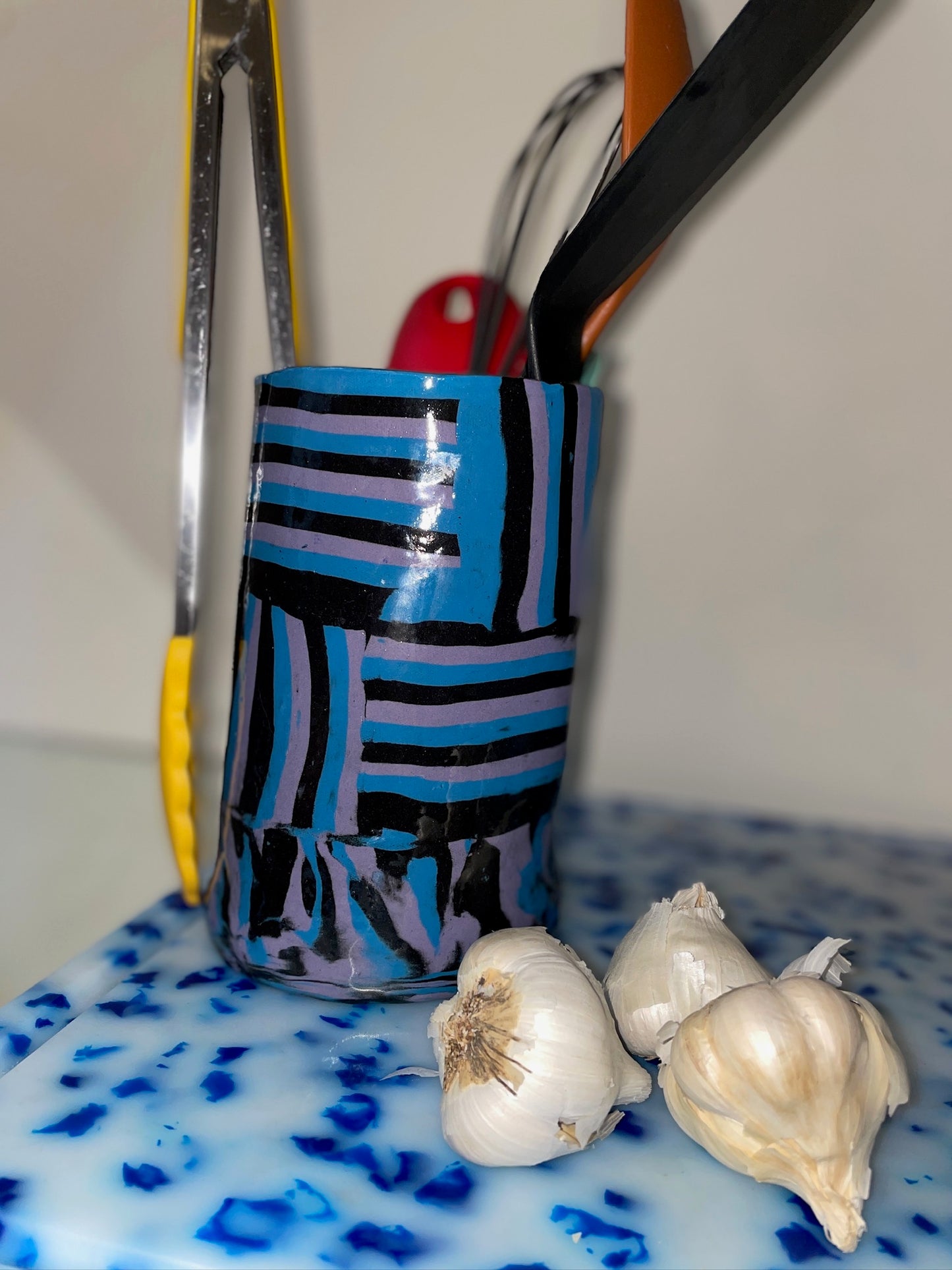 Nerikomi Utensil Holder + Sponge Holder Duo