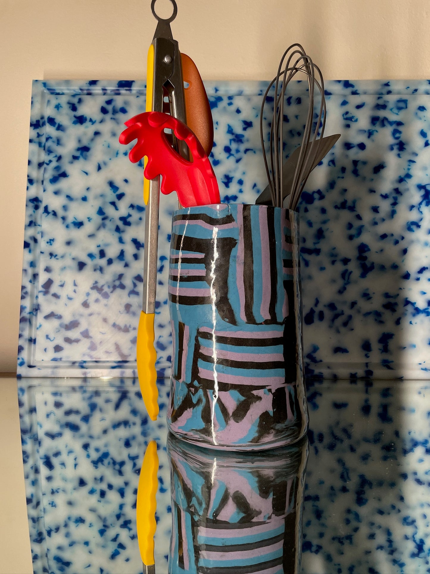 Nerikomi Utensil Holder + Sponge Holder Duo