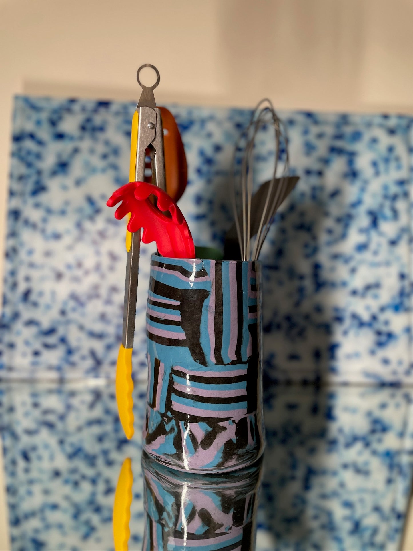 Nerikomi Utensil Holder + Sponge Holder Duo