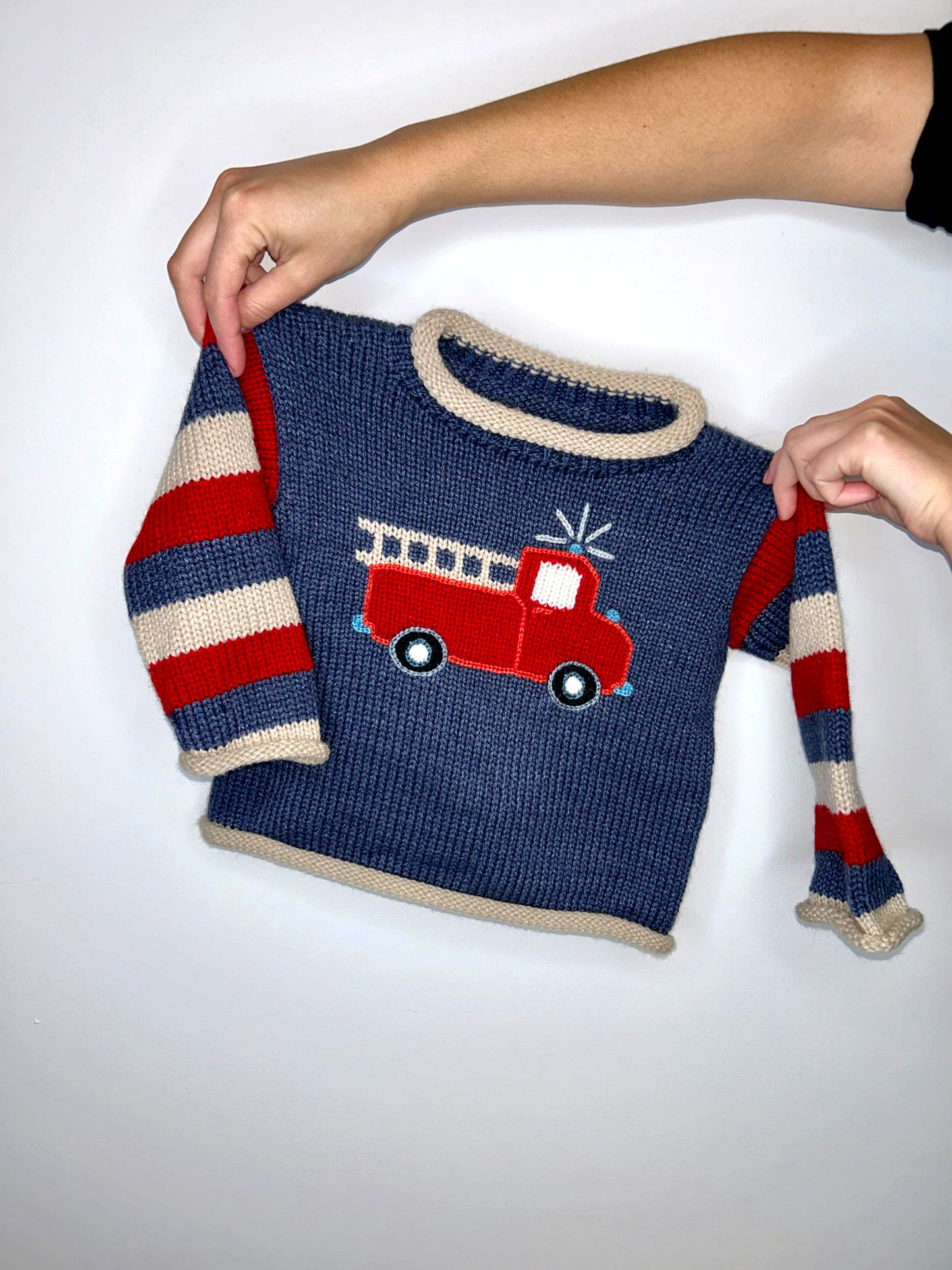 Fire Truck! Sweater - 2Y