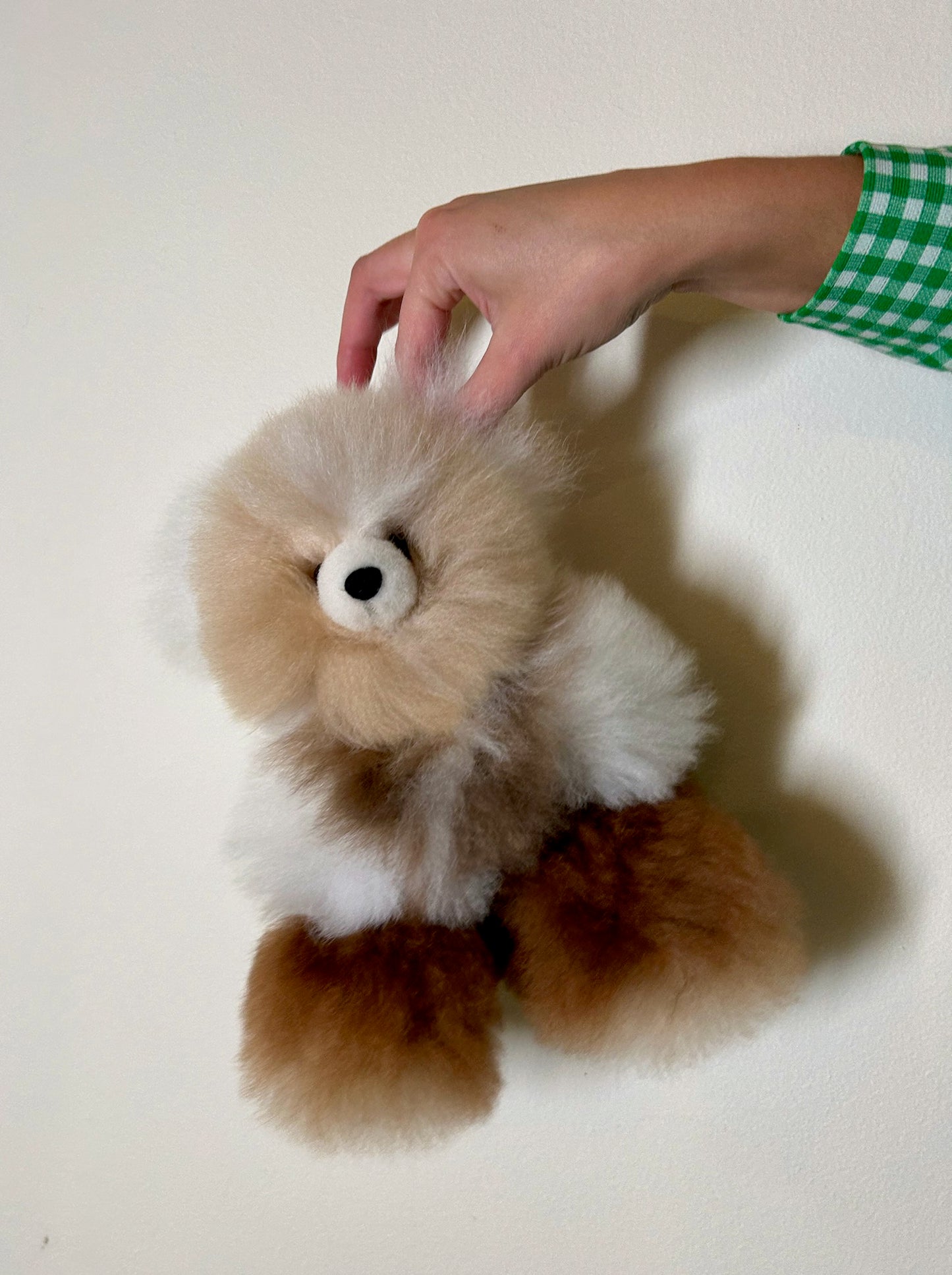 Baby Alpaca Ultra Soft Brown Teddy Bear
