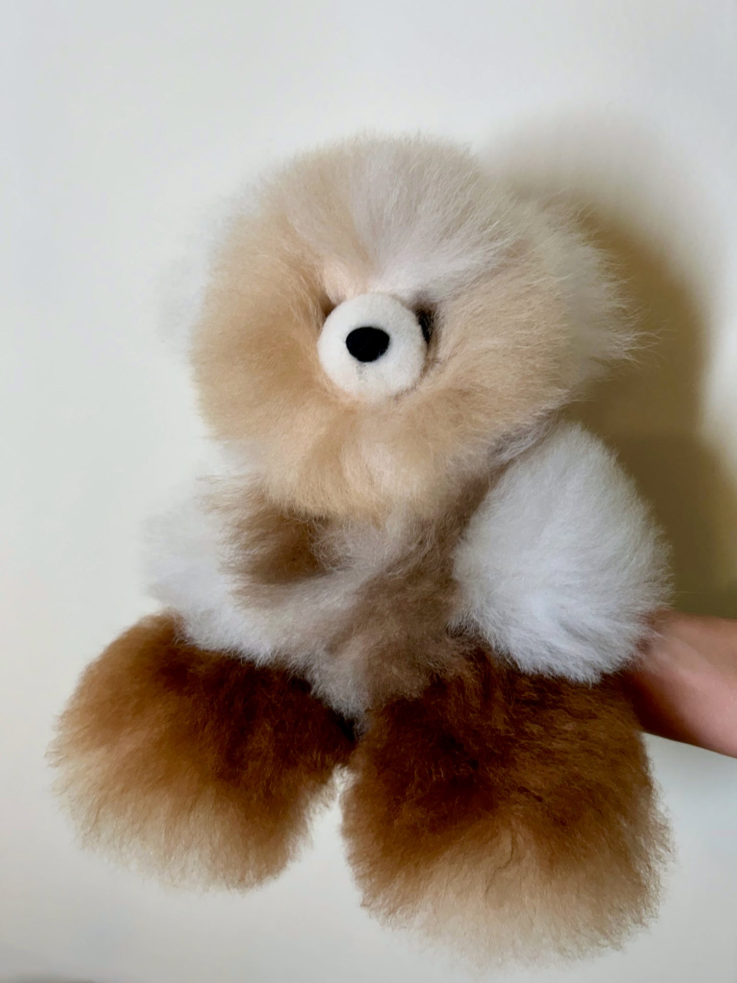 Baby Alpaca Ultra Soft Brown Teddy Bear