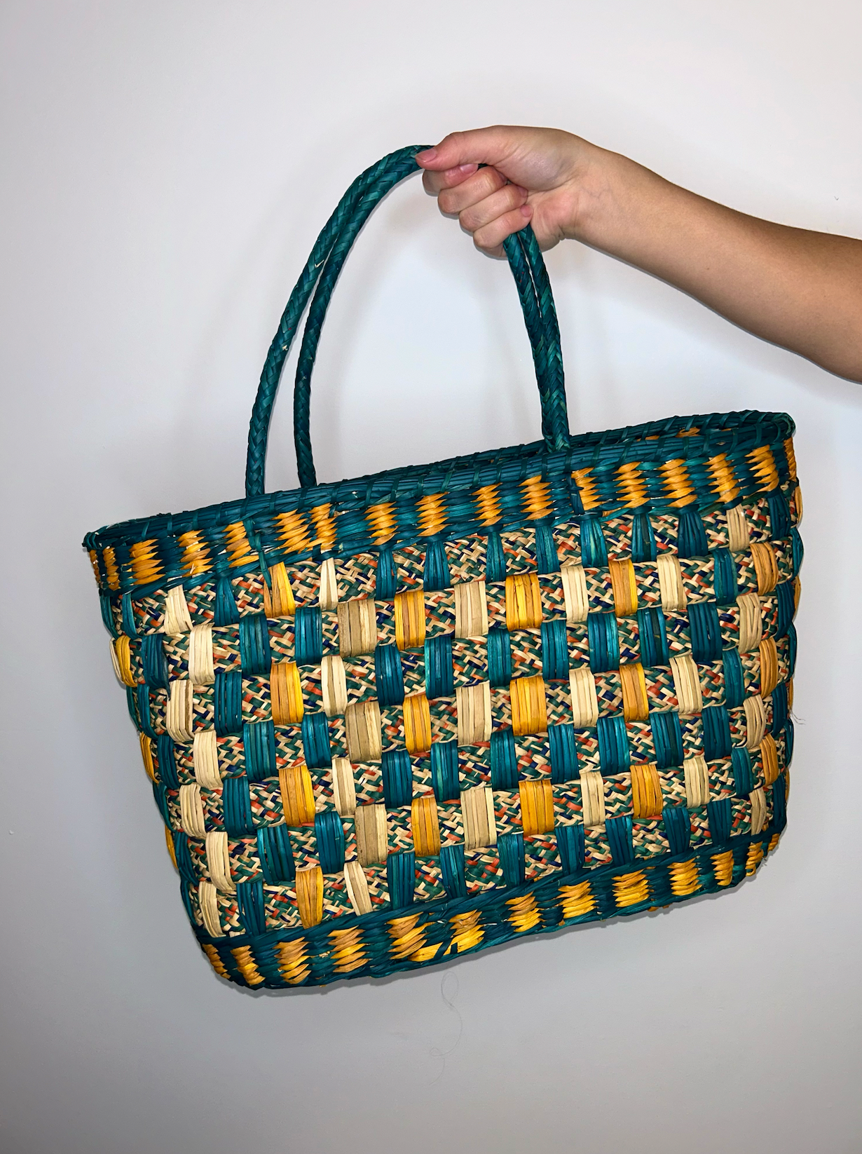 Teal & Marigold Tote