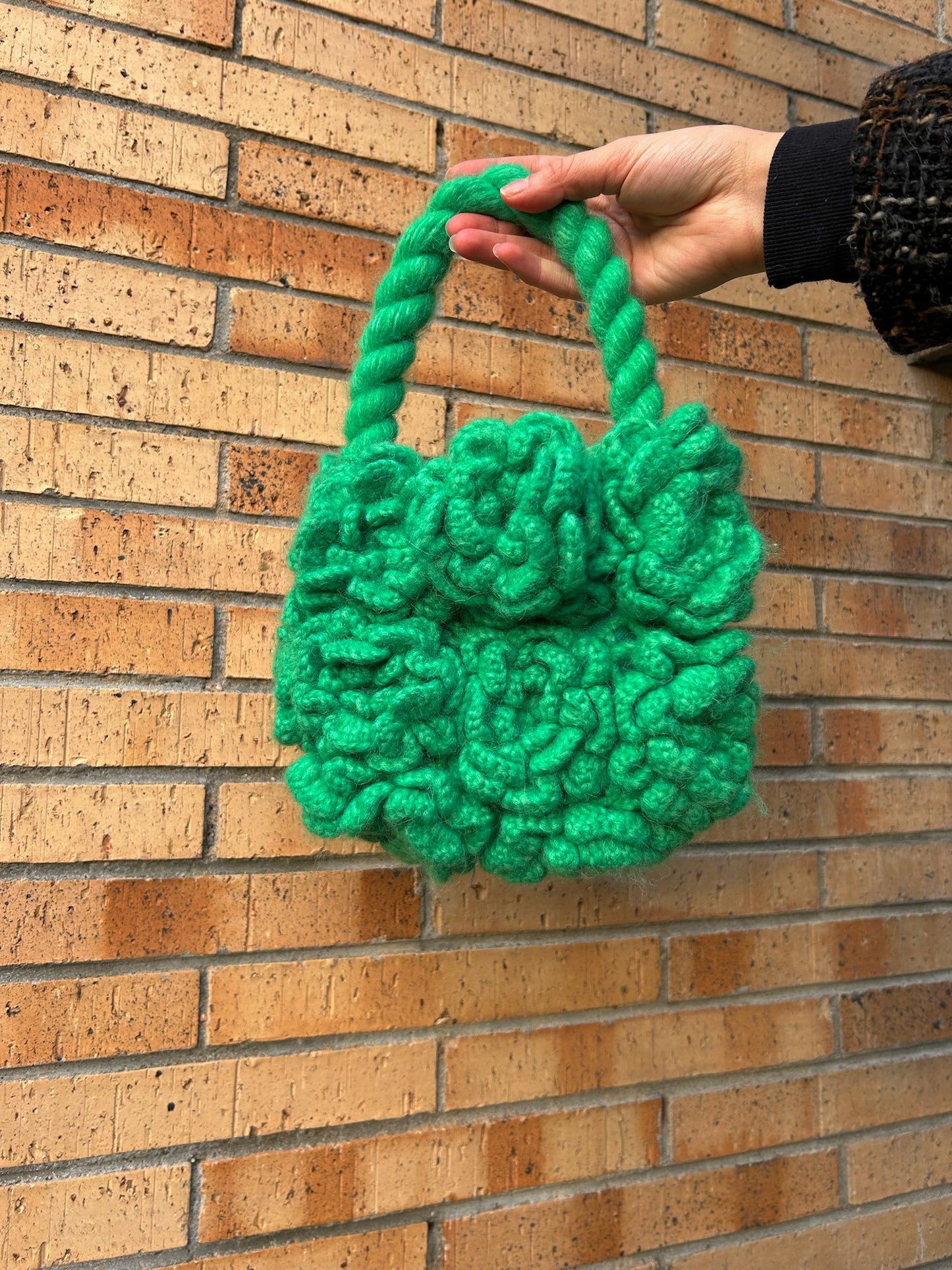 Crochet Bag in Sea Green