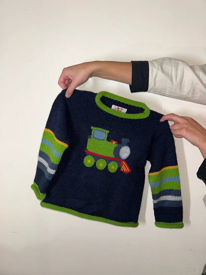 Train! Sweater - 4Y