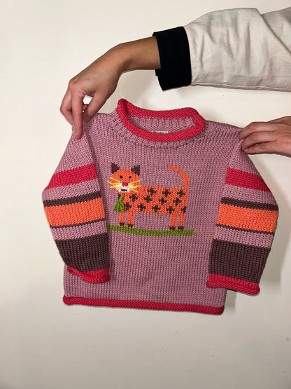 Meow! Sweater - 2Y