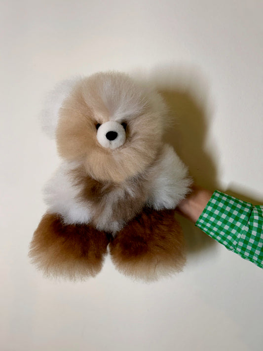 Baby Alpaca Ultra Soft Brown Teddy Bear